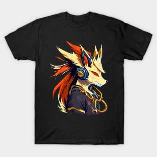 Gangster Fox Anime Style T-Shirt